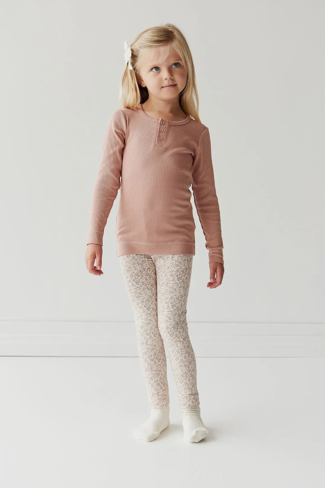 Organic Cotton Everyday Legging - Ariella Mauve