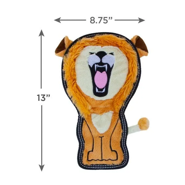 Outward Hound Tough Seamz Lion Plush Medium Dog Toy