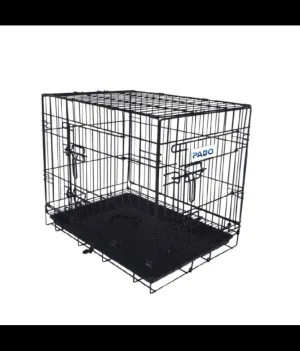 Pado Double Door Dog Crate With Mesh Floor, 123x76x83cm