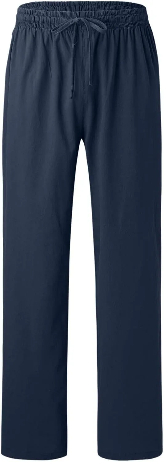Pant Men Casual Beach Trousers Cotton Trousers Pants Men's Slim-Fit Casual Stretch Chino Pant Mens Fall Casual Pants