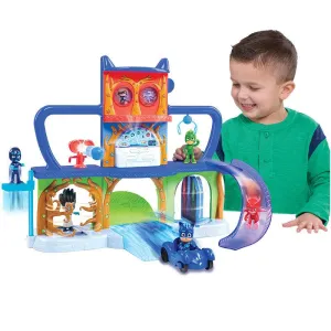PJ Masks Deluxe Headquarters Playset for Kids 3  and above