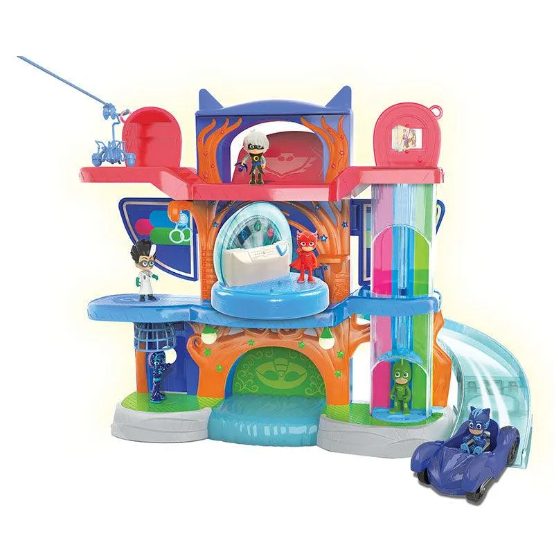 PJ Masks Deluxe Headquarters Playset for Kids 3  and above