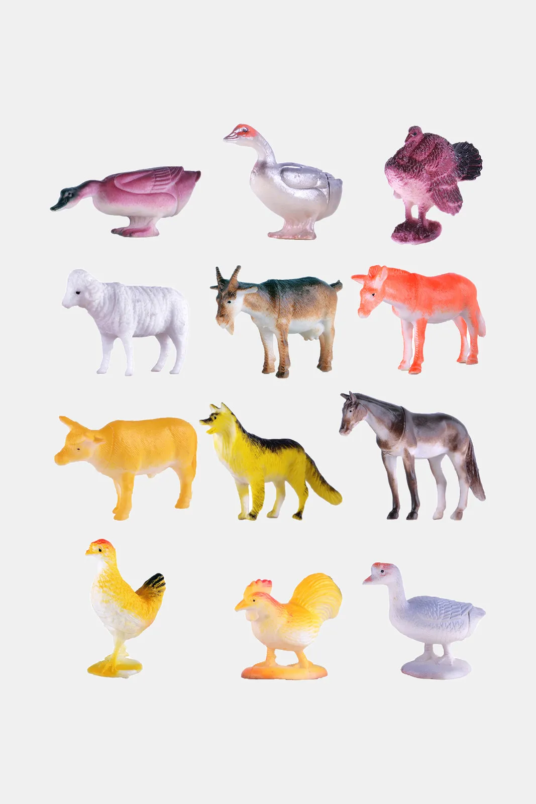 P.Joy Unisex Assorted Animal Worldz Farm (6 Piece)