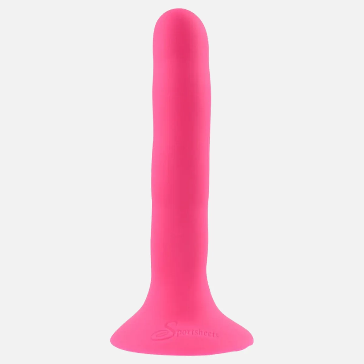 Please Silicone Non Vibrating Dildo - 5.25" - Pink