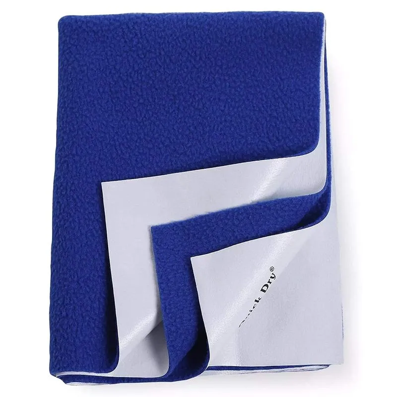 Quick Dry Baby Mat Bed Protector Waterproof Sheet Cobalt, Double Bed