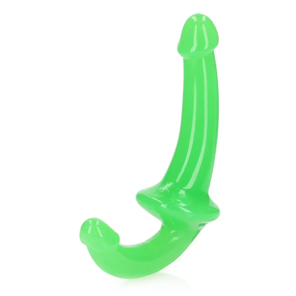 Realrock Glow In The Dark Strapless Strap-On 6&#39;&#39; Neon Green