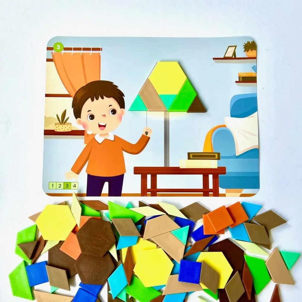 Recycling & Conservation Pattern Block Puzzle Set