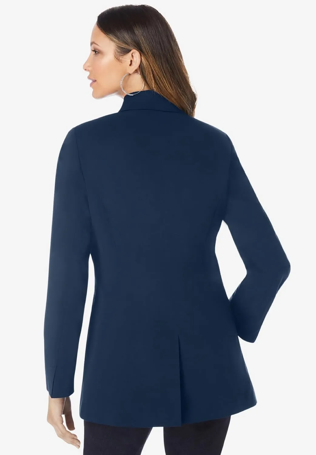 Roaman's Women's Plus Size Boyfriend Blazer