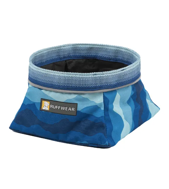 Ruffwear Quencher™ Collapsible Dog Food & Water Bowl (Coastal Mountains)