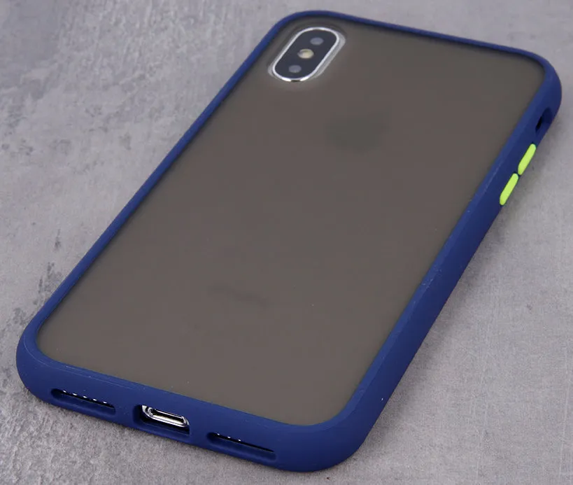 Samsung Galaxy A51 Coloured Buttons Protective Cover - Blue
