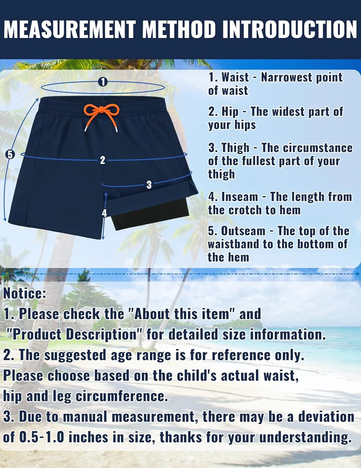 Sarfel Mens Swim Trunks 5 Inch Mens Bathing Suit with Compression Liner Men's Board Shorts Men's Swimwear Quick Dry Swimsuit
