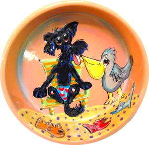 Schnauzer Dog Bowl