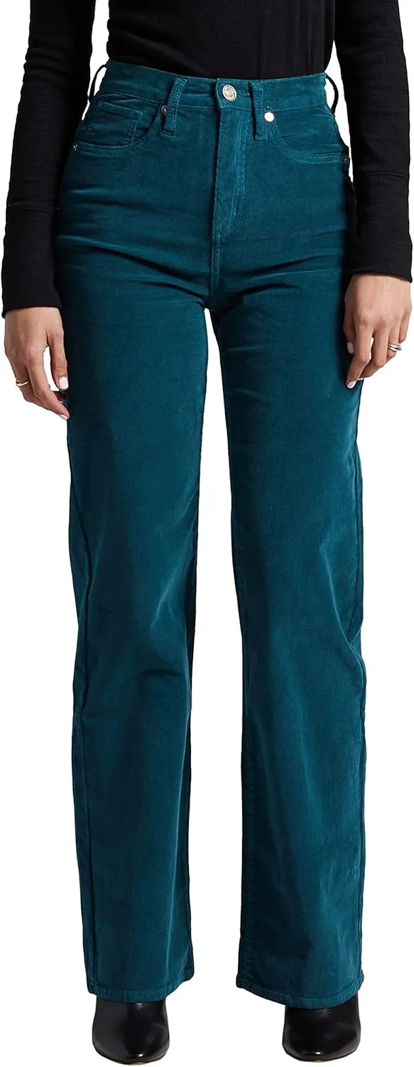 Silver Jeans Co. Women's Highly Desirable High Rise Trouser Leg Pants