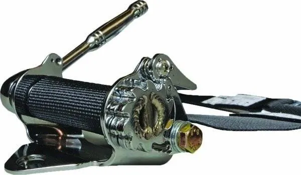 Simpson Platinum 5-Point Sprint Car Latch & Link Ratchet Harness - Right Side Ratchet - Aluminum Adjusters