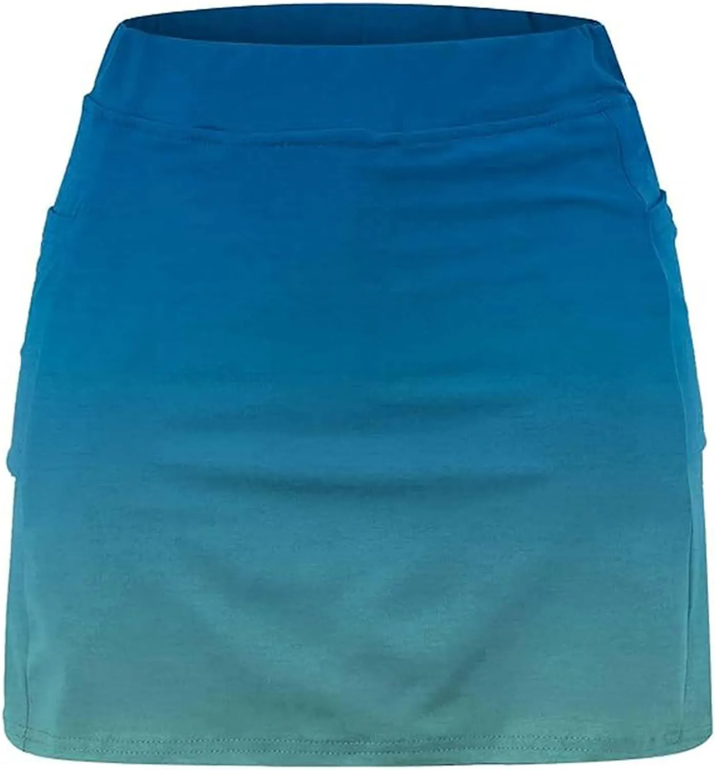 Skorts for Women Dressy Casual Gradient Tennis Skirt with Shorts Underneath Womens Athletic Skorts with Pockets Tummy Control