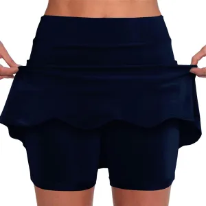 Skorts for Women with Pockets Plus Size Casual Summer Outfits Athletic Short Skirts 2025 Running Sports Pants