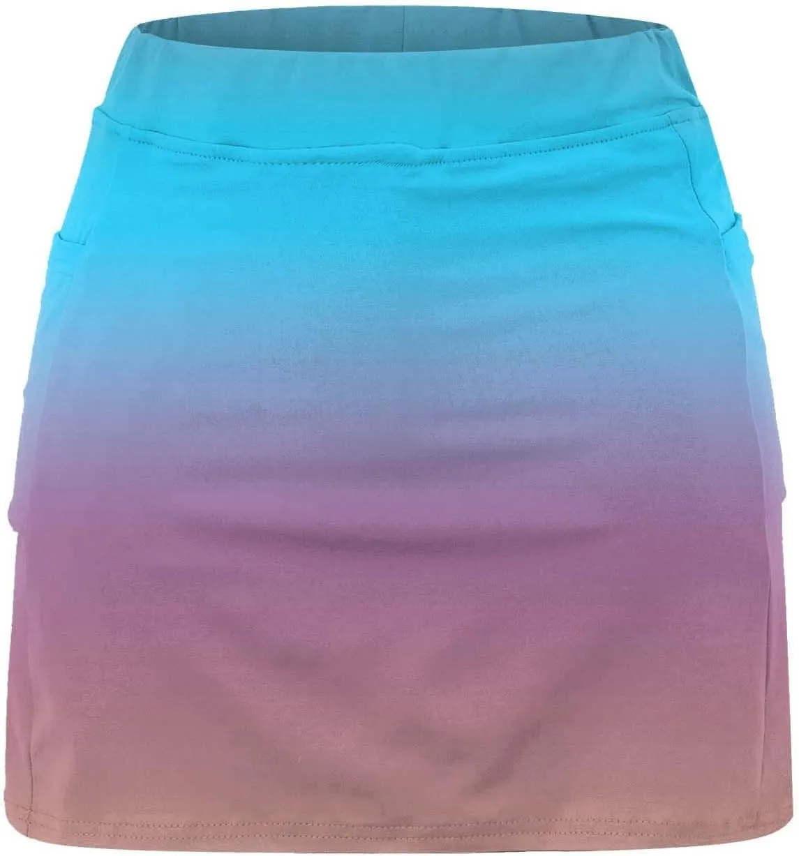 Skorts Skirts for Women Dressy High Waist Tummy Control Skirts Sports Workout Casual Loose Clothes with Pockets