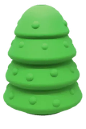 SodaPup Christmas Tree Durable Rubber Chew Toy & Treat Dispenser