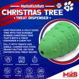 SodaPup Christmas Tree Durable Rubber Chew Toy & Treat Dispenser