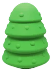 SodaPup Christmas Tree Durable Rubber Chew Toy & Treat Dispenser