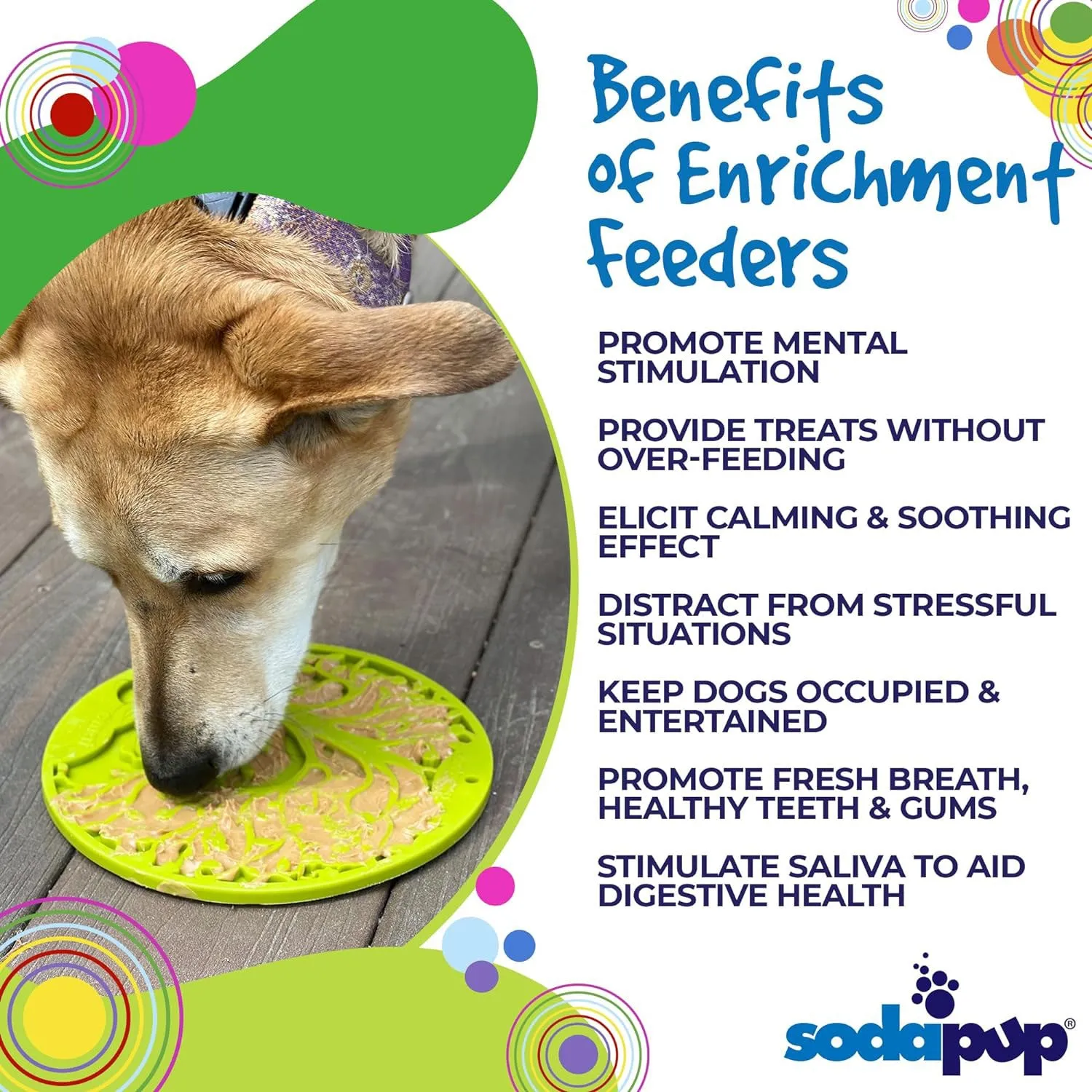 SodaPup Tree of Life Enrichment Lick Mat