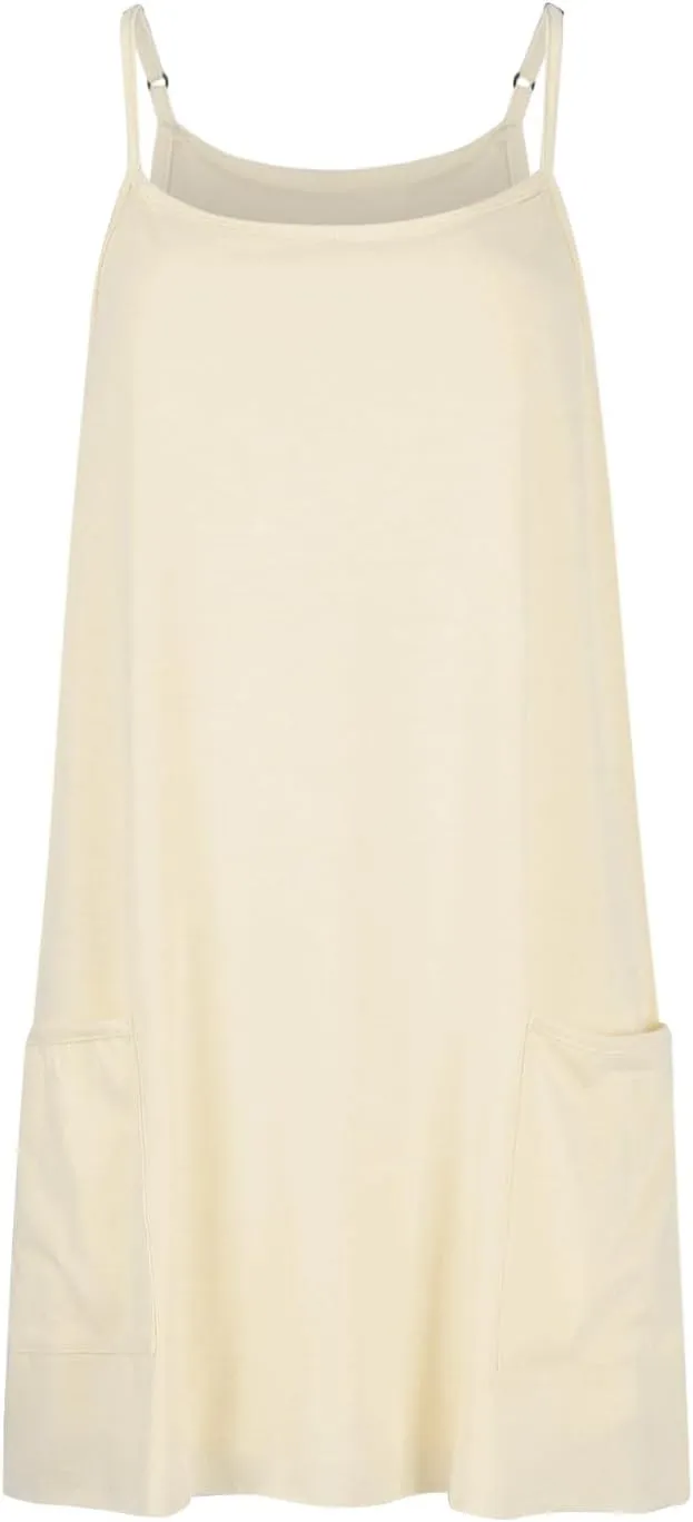 Summer Dresses for Women 2025 Vacation Sleeveless Tennis Workout Mini Dress Casual Built-in Shorts Sundresses with Pockets