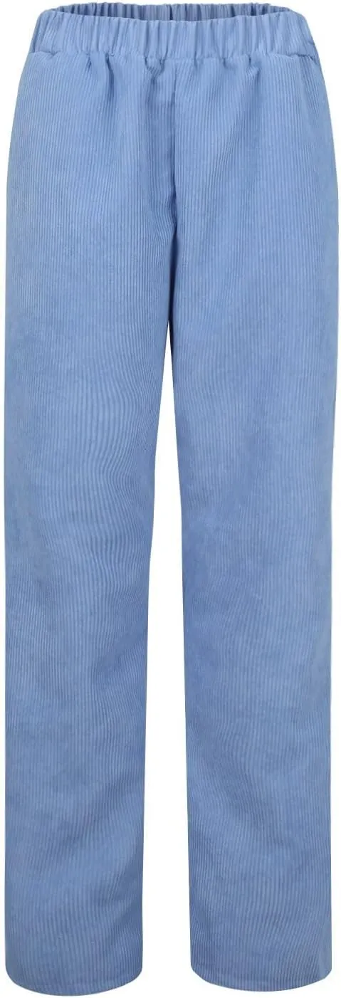 Temperament High Waist Women's Fashion Shows Thin Casual High Waist Loose Wide Leg Movement with Pocket Trousers