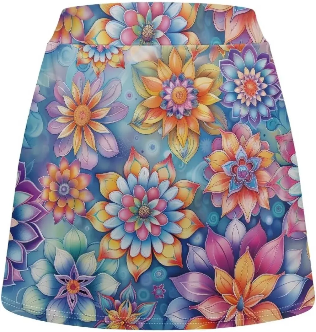 Tennis Skirts for Women with Shorts Pockets High Waisted Athletic Golf Skort Workout Peak Ball Mini Skirt