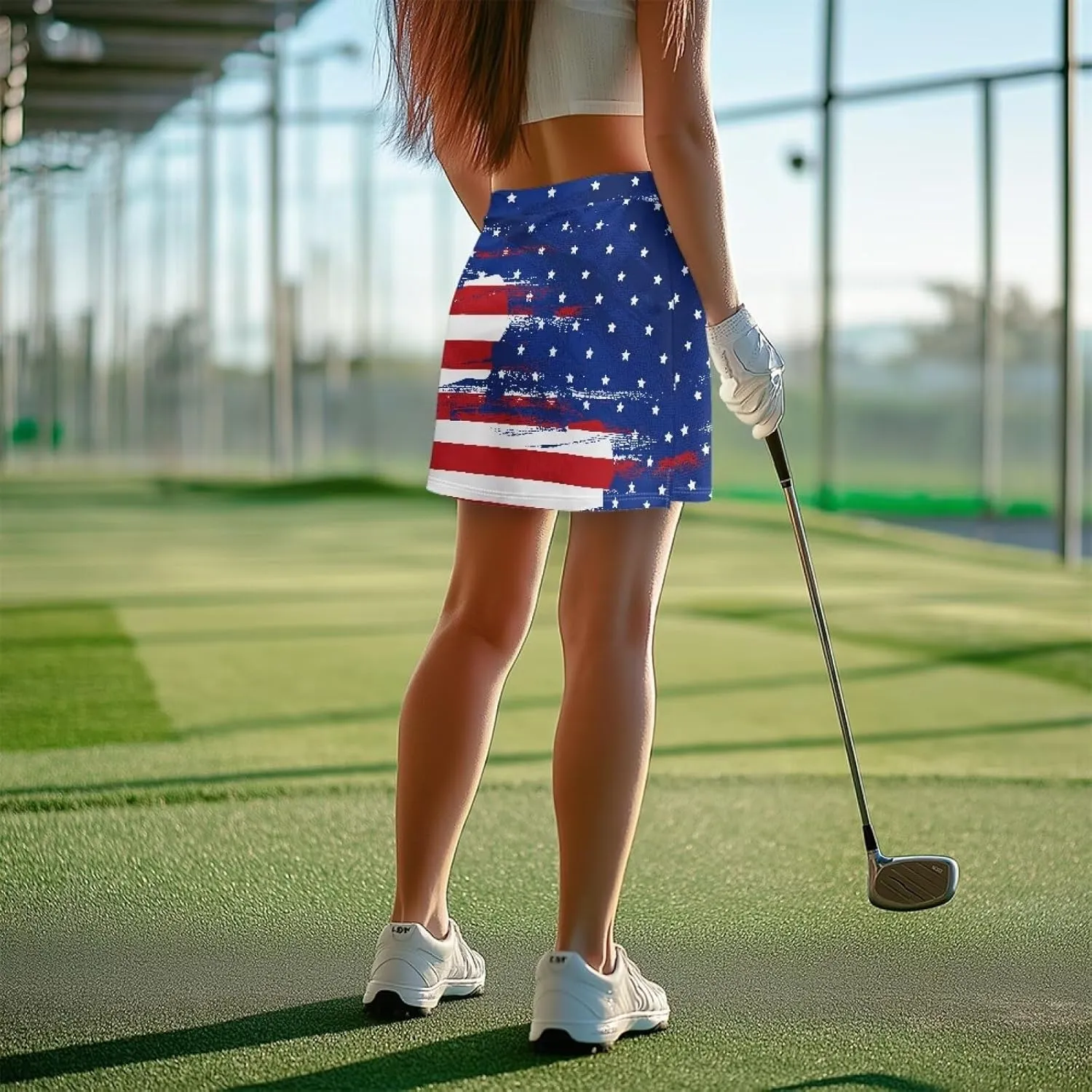 Tennis Skirts for Women with Shorts Pockets High Waisted Athletic Golf Skort Workout Peak Ball Mini Skirt