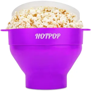 The Original  Microwave Popcorn Popper, Silicone Popcorn Maker, Collapsible Bowl