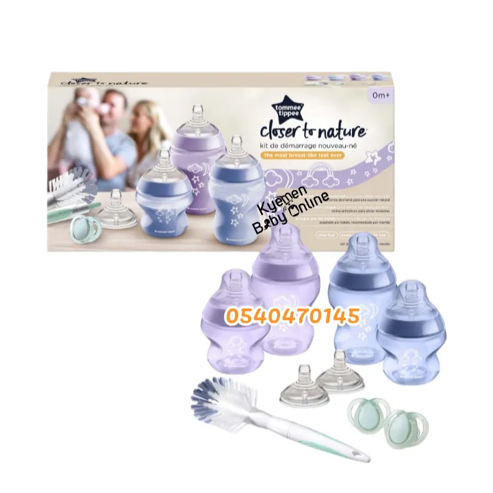 Tommee Tippee Anti-Colic Bottle Set (4 In 1) Closer To Nature
