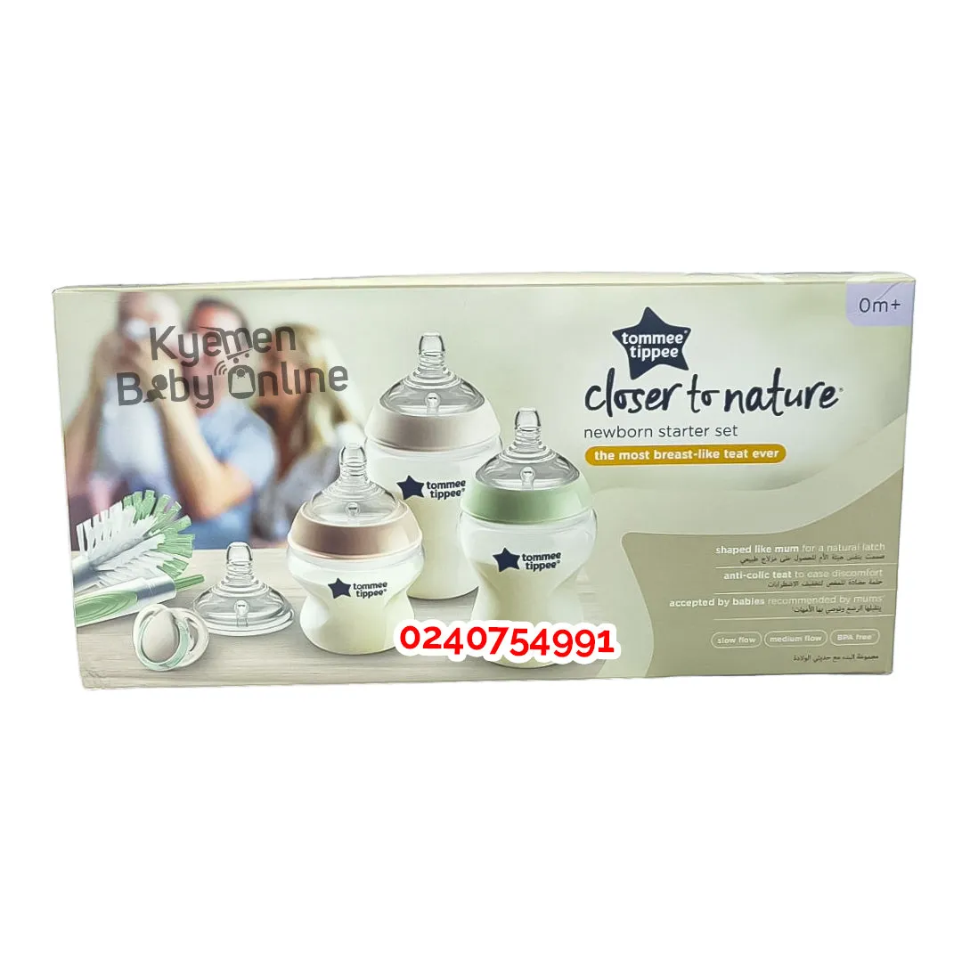 Tommee Tippee Anti-Colic Bottle Set (4 In 1) Closer To Nature