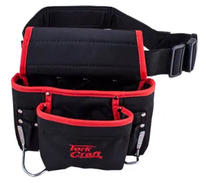 TORK CRAFT TOOL POUCH NYLON WITH BELT 8 POCKET   LOOPS TC991055
