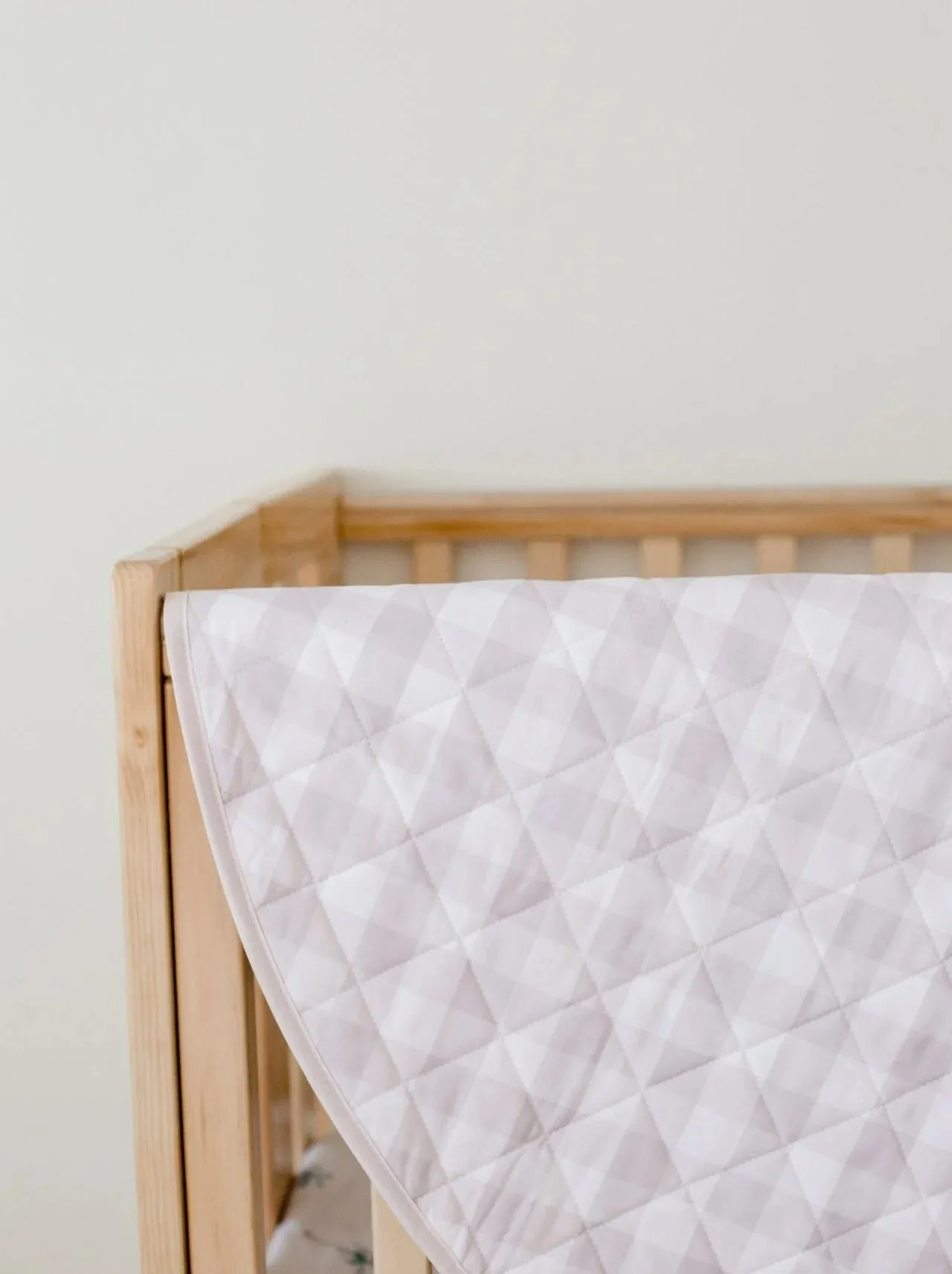 Waterproof Padded Playmat - Blush Gingham