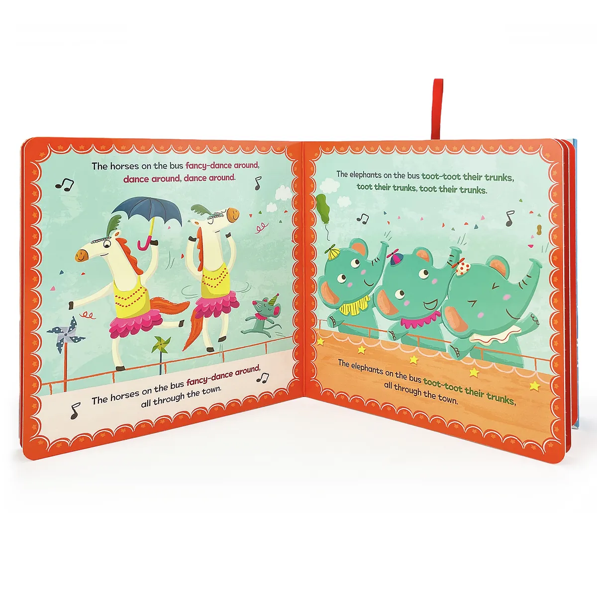 Wheels On The Bus Interactive Book & Puzzle Set