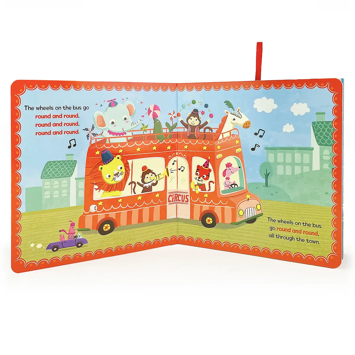 Wheels On The Bus Interactive Book & Puzzle Set