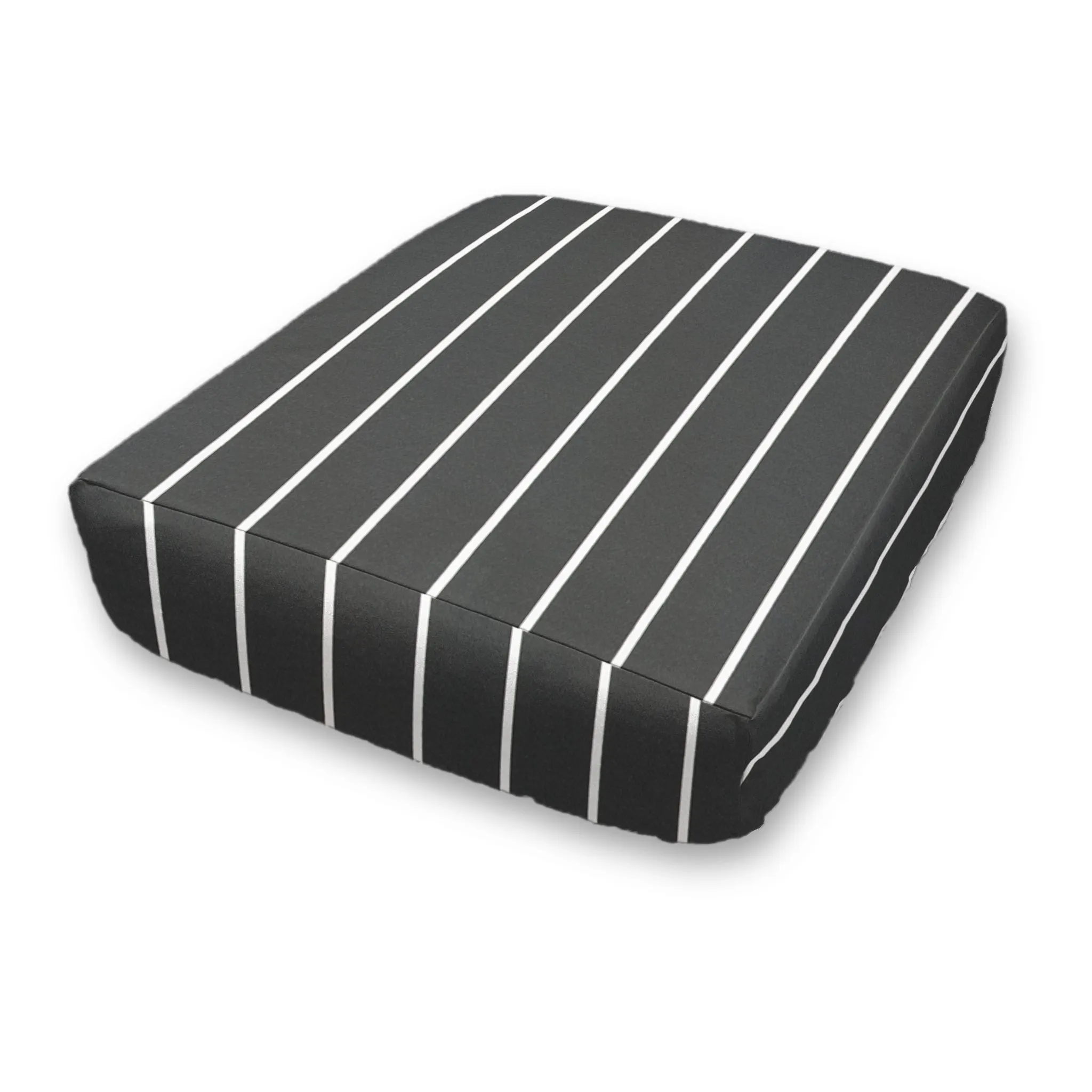 Windridge Thin Stripes Custom Water Resistant Elastic Fitted & Protective Cushion Cover - Choice of Color
