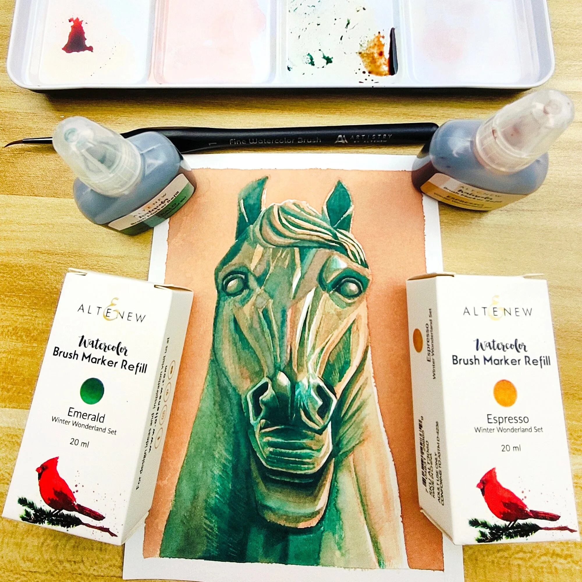 Winter Wonderland Liquid Watercolor - Brush Marker Refill Bundle
