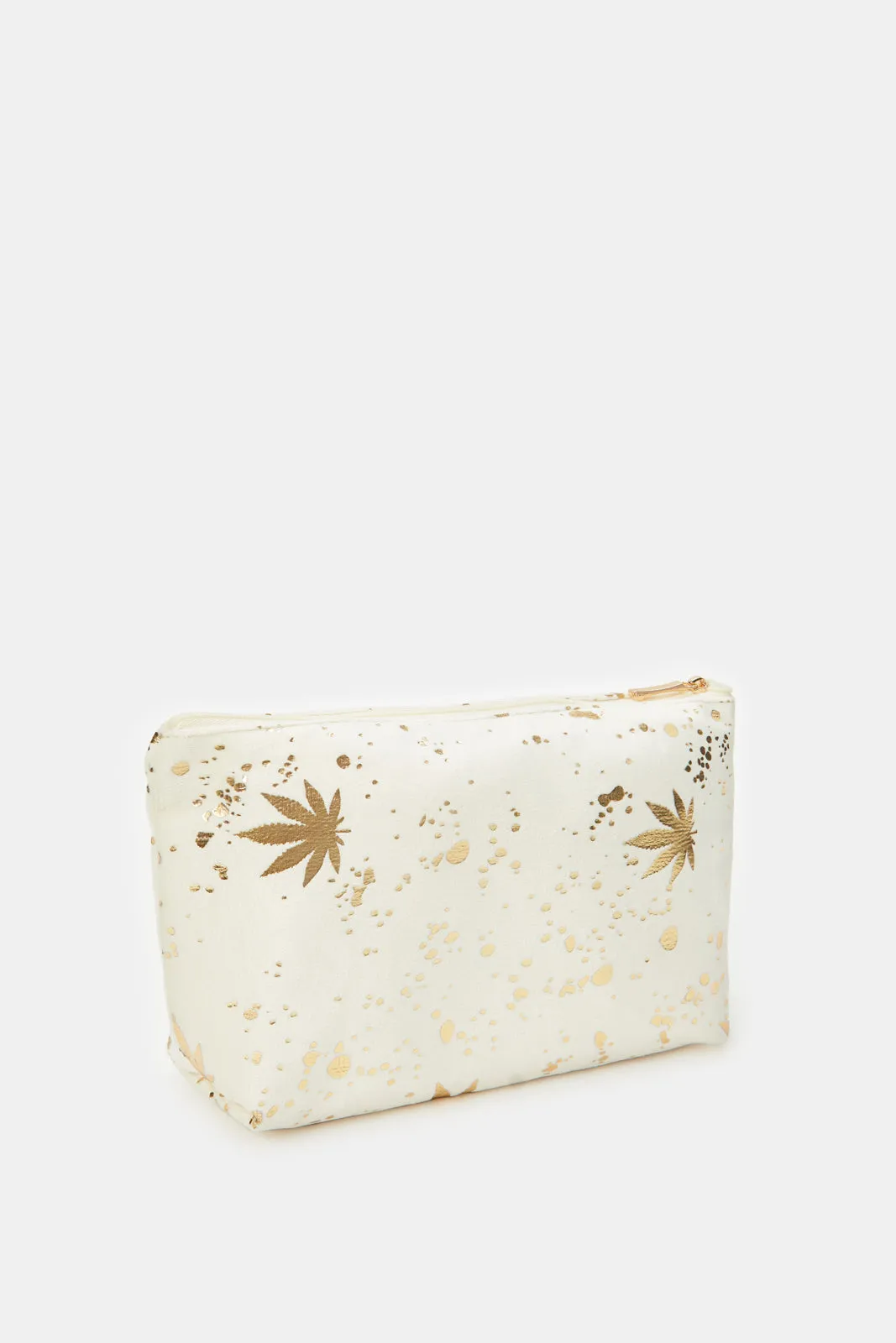 Women Multicolour Glitter Embellished Cosmetic Pouches