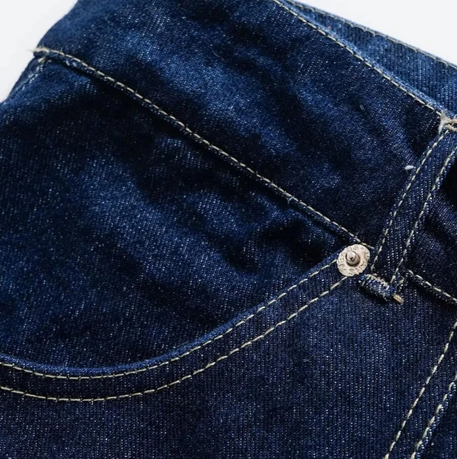 Women with Pockets Wrap Denim Shorts Skirts High Waist Zipper Fly Skort