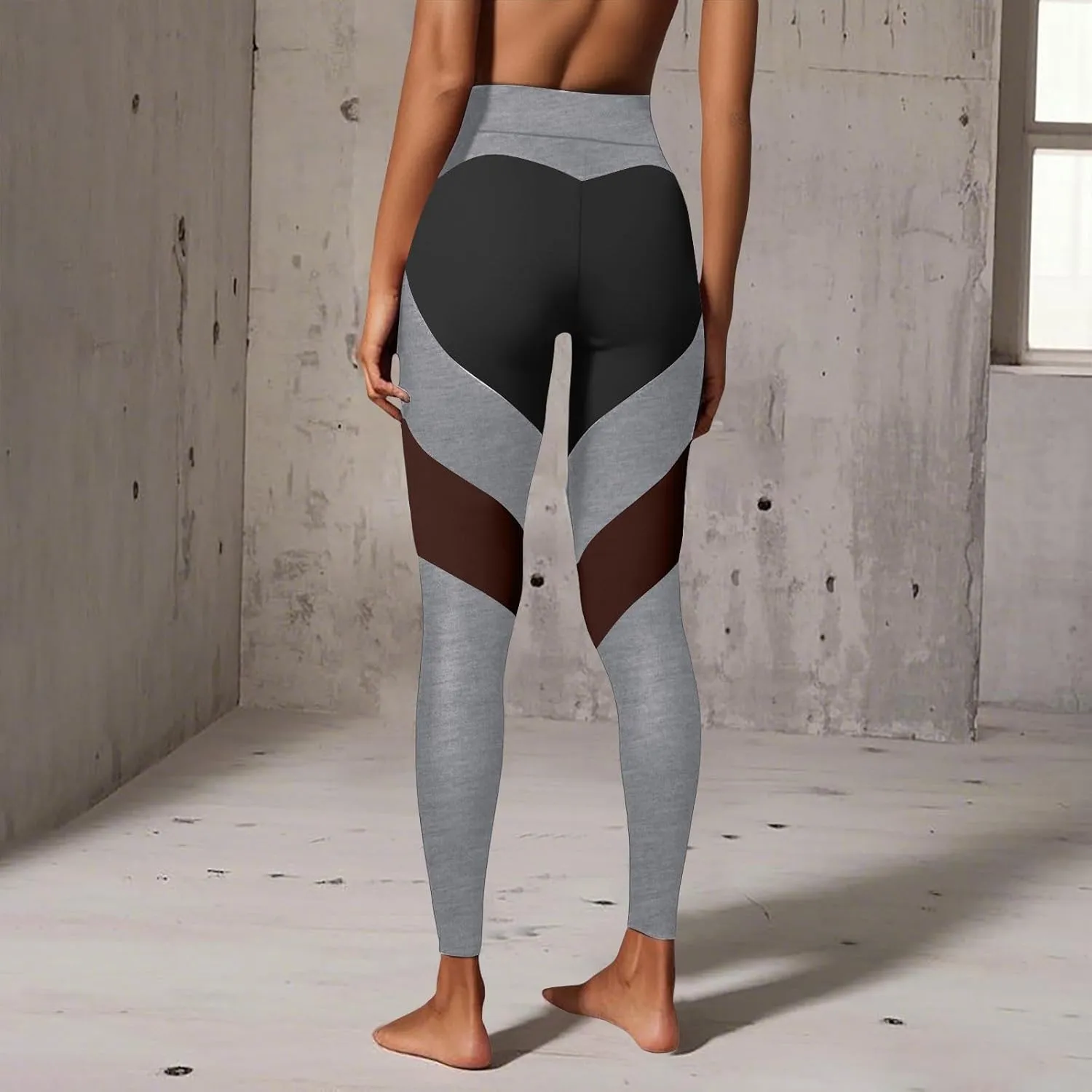 Women's High Waist Leggings Heart Butt Yoga Trousers Jogging Bottoms Push Up Fitness Trousers Women Leggings Gym