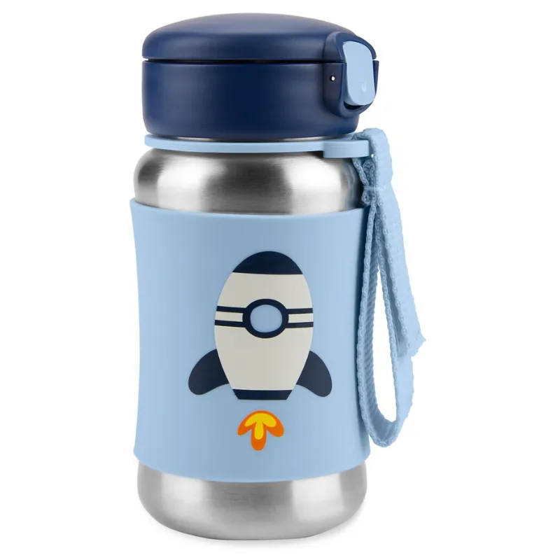 Zoo Stainless Steel Straw Bottle